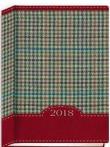 Opakowanie Terminarz 2018 - B7 Kolorowy - kratka czerwona