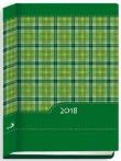 Opakowanie Terminarz 2018 - B7 Kolorowy - kratka zielona