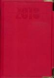 Opakowanie Terminarz 2018 - B7 Lux Złocony - czerwony