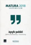 Vademecum 2018 LO Język polski ZPiR OPERON. Autor: Dominik-Stawicka Donata. Dadada.pl Okładka książki Vademecum 2018 LO Język polski ZPiR OPERON
