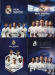 Opakowanie Zeszyt A5 w kratkę 32 kartki Real Madrid 10 sztuk mix