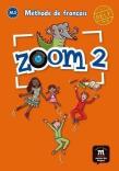 Zoom 2 podręcznik. Autor: Mouliere Jean-Francois, Quesney Claire, Segura Jose. Dadada.pl Okładka książki Zoom 2 podręcznik