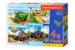 Opakowanie 4x1 Puzzle 8-12-15-20 Agricultural Machines
