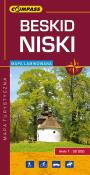 Okładka książki Beskid Niski mapa laminowana