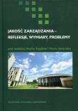 Jakość zarządzania - refleksje, wymiary, problemy. Autor: Marek Bugdol Piotr Jedynak. Dadada.pl Okładka książki Jakość zarządzania - refleksje, wymiary, problemy