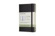 Opakowanie Kalendarz tygodniowy horyzontalny Moleskine 12M P, twarda oprawa, czarny
