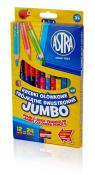 Opakowanie Kredki ołówkowe jumbo Astra 12 sztuk=24 kolory