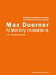 Materiały malarskie i ich zastosowanie. Autor: Max Doerner, Thomasa Hoppego. Dadada.pl Okładka książki Materiały malarskie i ich zastosowanie