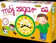 Mój zegar - loteryjka edukacyjna. Autor: Pogorzelska Julia. Dadada.pl Okładka książki Mój zegar - loteryjka edukacyjna