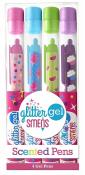 Opakowanie Pachnące Długopisy Żelowe z Brokatem Smens 4 sztuk
