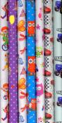 Opakowanie Papier do pakowania prezentów wzór dziecięcy 200x70 /80gram./ MIX WZORÓW