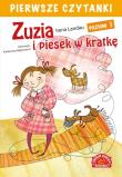 Pierwsze czytanki Zuzia i piesek w kratkę. Autor: Irena Landau. Dadada.pl Okładka książki Pierwsze czytanki Zuzia i piesek w kratkę