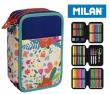 Opakowanie Piórnik MILAN 3-poziomowy z wyposażeniem LE JARDIN