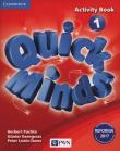 Quick minds 1 Activity Book. Autor: Puchta Herbert, Gerngross Gunter, Lewis-Jones Peter. Dadada.pl Okładka książki Quick minds 1 Activity Book