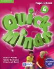 Quick Minds 4 Pupil's Book. Autor: Puchta Herbert, Gerngross Gunter, Lewis-Jones Peter. Dadada.pl Okładka książki Quick Minds 4 Pupil's Book