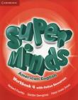 Super Minds American English 4 Workbook + online. Autor: Puchta Herbert, Gerngross Gunter, Lewis-Jones Peter. Dadada.pl Okładka książki Super Minds American English 4 Workbook + online