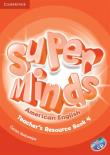 Super Minds American English Teacher's Resource Book 4 + CD. Autor: Holcombe Garan. Dadada.pl Okładka książki Super Minds American English Teacher's Resource Book 4 + CD