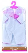 Opakowanie Ubranko Deluxe Fashion Boutique dla lalek do 41cm białe z serduszkiem