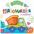 Wielka malowanka z autkiem. Autor: Opracowanie zbiorowe. Dadada.pl Okładka książki Wielka malowanka z autkiem