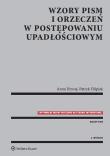 Wzory pism i orzeczeń w postępowaniu upadłościowym. Autor: Hrycaj Anna, Filipiak Patryk. Dadada.pl Okładka książki Wzory pism i orzeczeń w postępowaniu upadłościowym
