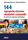 144 najczęściej używane niemieckie czasowniki. Autor: Agnieszka Drummer, Boehnke Richard. Dadada.pl Okładka książki 144 najczęściej używane niemieckie czasowniki