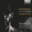 6 CELLO SONATAS. Autor: PORPORA/COSTANZI. Dadada.pl Okładka książki 6 CELLO SONATAS