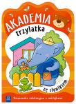 Akademia trzylatka ze słonikiem. Autor: Opracowanie zbiorowe. Dadada.pl Okładka książki Akademia trzylatka ze słonikiem