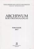 Opakowanie Archiwum kryminologii Tom XXXIX