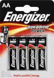Opakowanie Bateria Energizer Alkaline Power AA-LR6 4 sztuki