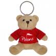 Opakowanie Breloczek Miś w koszulce czerwonej Polska
