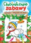 Choinkowe zabawy. Malowanki i łamigłówki dla dziec. Autor: Opracowanie zbiorowe. Dadada.pl Okładka książki Choinkowe zabawy. Malowanki i łamigłówki dla dziec