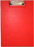 Opakowanie Deska A5 PVC z klipsem i okładką czerwona D.RECT