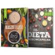 Dieta przeciwzapalna / Kaszoterapia. Autor: Cherie Calbom, Hanna Kowalczyk, Antoniszyn Tomasz. Dadada.pl Okładka książki Dieta przeciwzapalna / Kaszoterapia