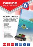 Folia do laminacji Office Products A3 303x426 mm błyszcząca 100 sztuk transparentna. Wydawca: PBS Connect Polska. Dadada.pl Opakowanie Folia do laminacji Office Products A3 303x426 mm błyszcząca 100 sztuk transparentna