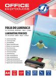 Folia do laminacji Office Products A4 216x303mm błyszcząca 100 sztuk transparentna. Wydawca: PBS Connect Polska. Dadada.pl Opakowanie Folia do laminacji Office Products A4 216x303mm błyszcząca 100 sztuk transparentna