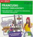 Francuski pakiet obrazkowy 3w1. Autor: praca zbiorowa. Dadada.pl Okładka książki Francuski pakiet obrazkowy 3w1