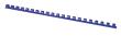 Opakowanie Grzbiety do bindowania Office Products A4 10 mm plastikowe 100 sztuk niebieskie
