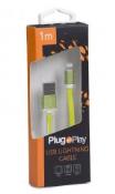 Opakowanie Kabel lightning USB zielony PLUG&PLAY