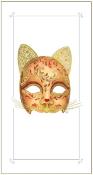 Opakowanie Karnet maska kota 12x23 + koperta