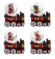 Opakowanie Kula śnieżna Lokomotywa z postaciami (4 szt)