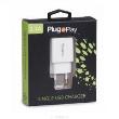 Opakowanie Ładowarka sieciowa 2.1A z portem USB PLUG&PLAY