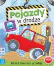 Maluch bawi się i przykleja. Pojazdy w drodze. Autor: Opracowanie zbiorowe. Dadada.pl Okładka książki Maluch bawi się i przykleja. Pojazdy w drodze