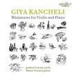 MINIATURES FOR VIOLIN & PIANO. Autor: KANCHELI G.. Dadada.pl Okładka książki MINIATURES FOR VIOLIN & PIANO