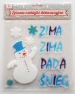 Opakowanie Naklejki żelowe Zima