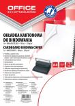 Opakowanie Okładki do bindowania Office Products A4 kartonowa błyszcząca 100 sztuk biała