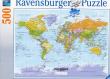 Opakowanie Puzzle 500 Polityczna mapa świata