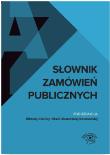 Okładka książki Słownik zamówień publicznych