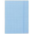 Opakowanie Teczka z gumką A4 niebieska w kratę