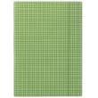 Opakowanie Teczka z gumką A4 zielona w kratę