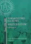 Towarzystwo Naukowe Księży Jezuitów w Krakowie. Autor: praca zbiorowa. Dadada.pl Okładka książki Towarzystwo Naukowe Księży Jezuitów w Krakowie